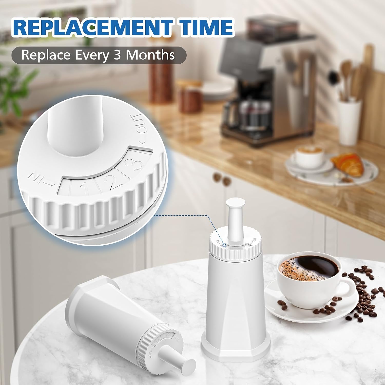 Water Filter Replacement for Breville Espresso Machine Barista Touch BES880