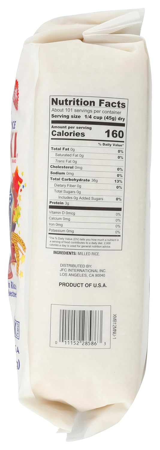 Nishiki Premium Rice, Medium Grain,15 Pound (Pack of 1)