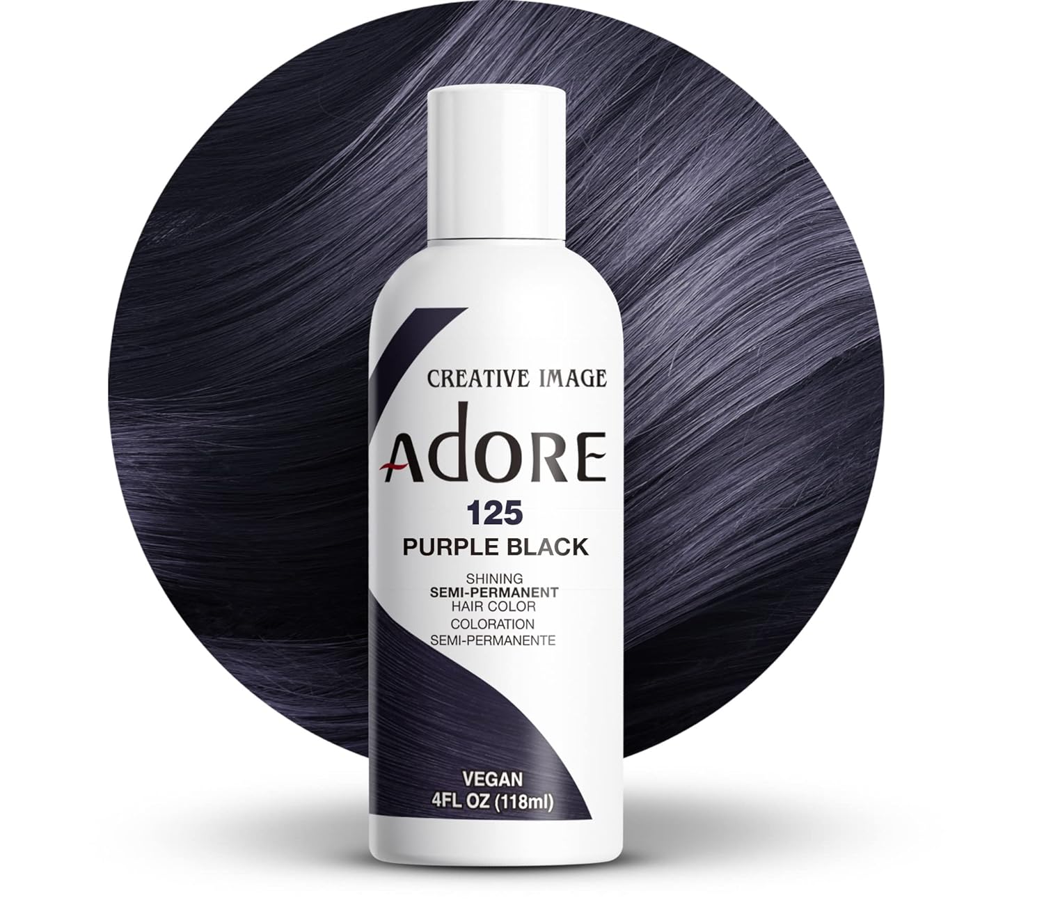Adore Semi Permanent Hair Color, 107 Mocha, 4 Fl Oz | Vegan & Cruelty-Free Brown Hair Dye | No Ammonia, No Peroxide, No Alcohol