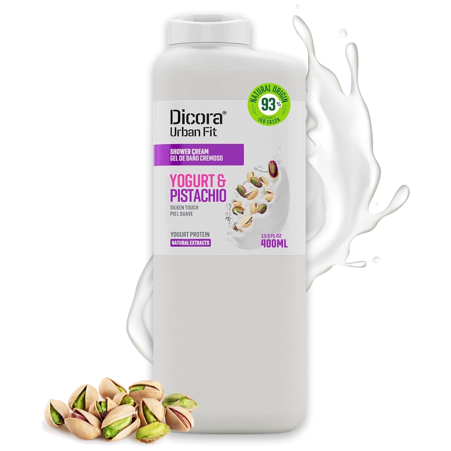 Dicora Urban Fit Shower Gel - Women and Mens Body Wash for All-Day Hydration - Prevents Premature Aging with Vitamin C - Citrus and Peach - 25.4 oz
