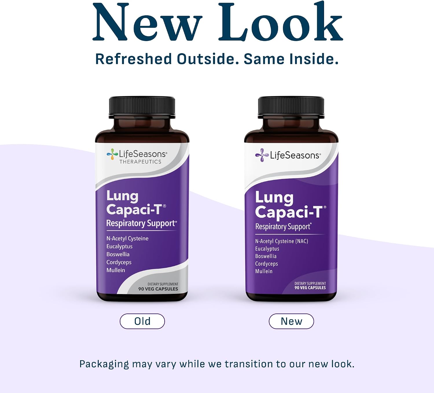 Lung Capaci-T - Respiratory Support Supplement - CoQ10, N-Acetyl Cysteine, Boswellia, Eucalyptus, Mullein, Green Tea