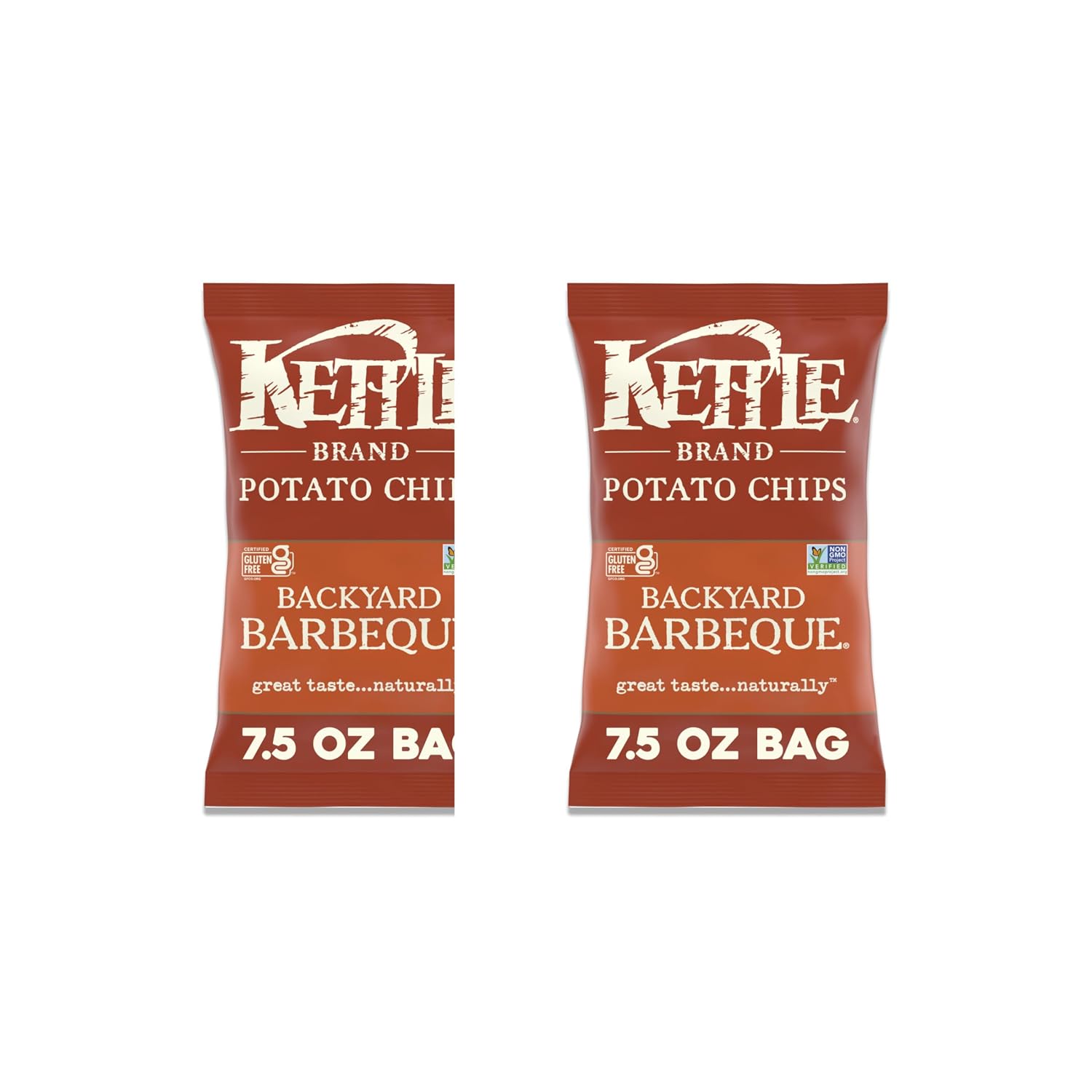 Kettle Brand Potato Chips, Backyard Barbeque Kettle Chips, 5 Oz