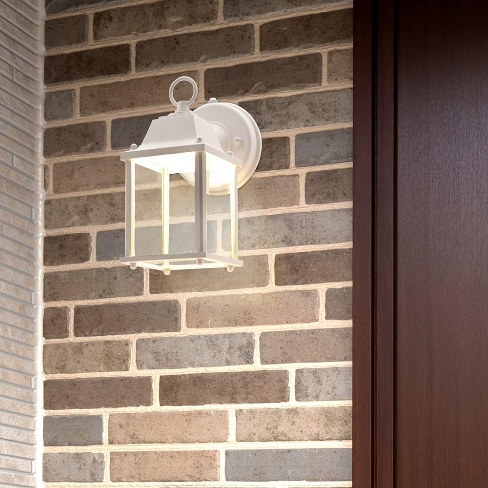 Maxxima LED Aged Bronze Outdoor Wall Light, Photocell, 650 Lumens 3000K