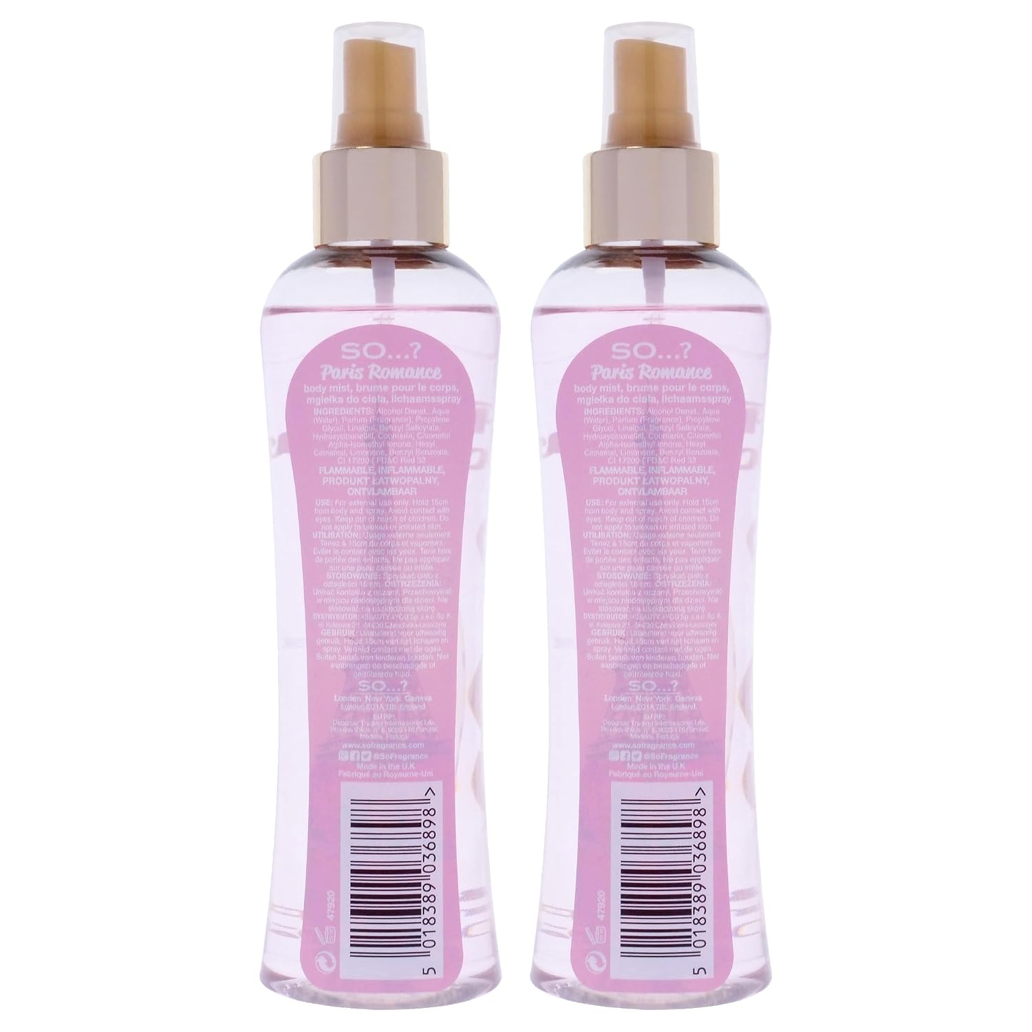 So…? Bali Breeze Body Mist - Perfume for Women with Tropical Aroma - Body Spray for Women with Coconut, Almond and Vanilla Notes - 6.9 oz