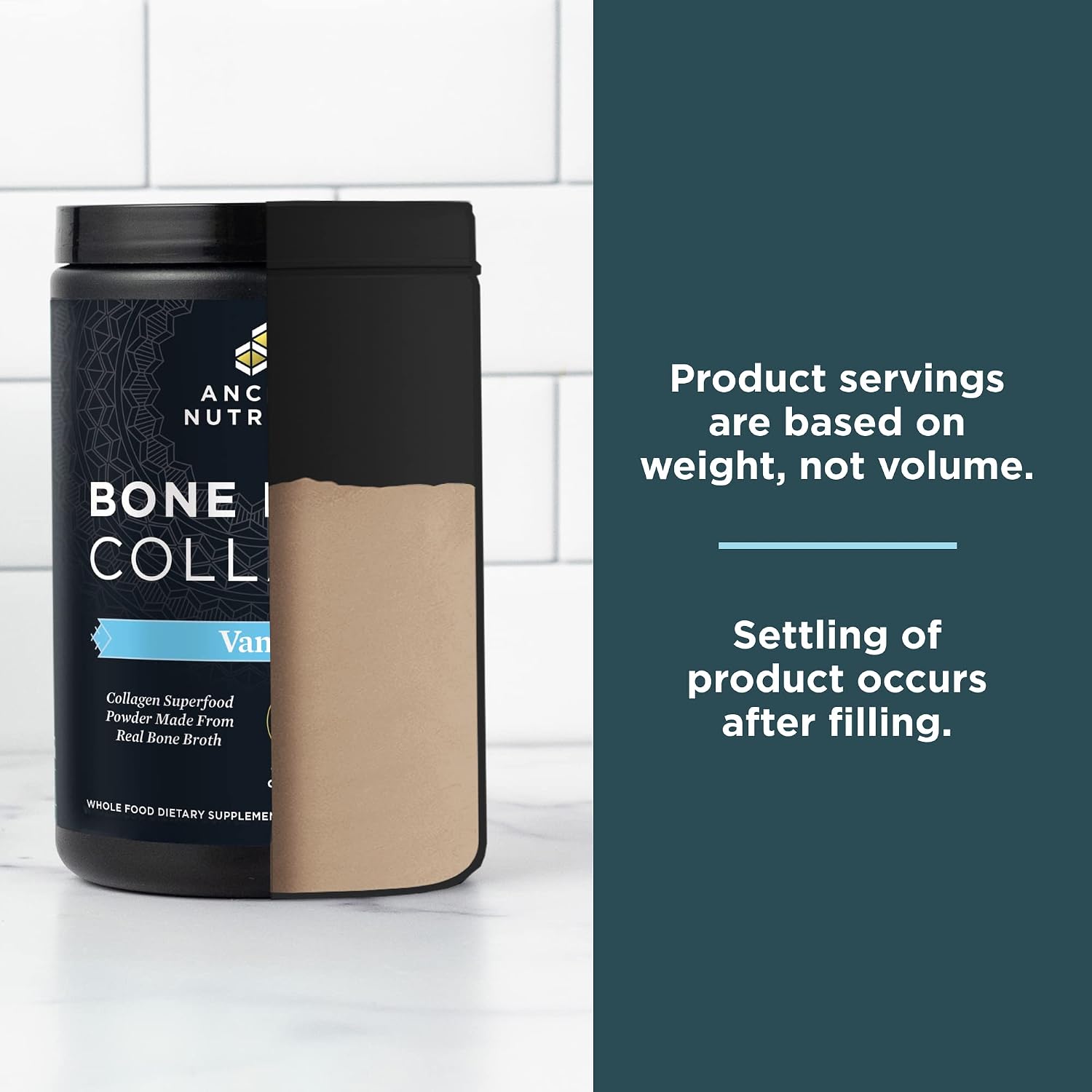 Ancient Nutrition Hydrolyzed Bone Broth Collagen Peptides, Chocolate