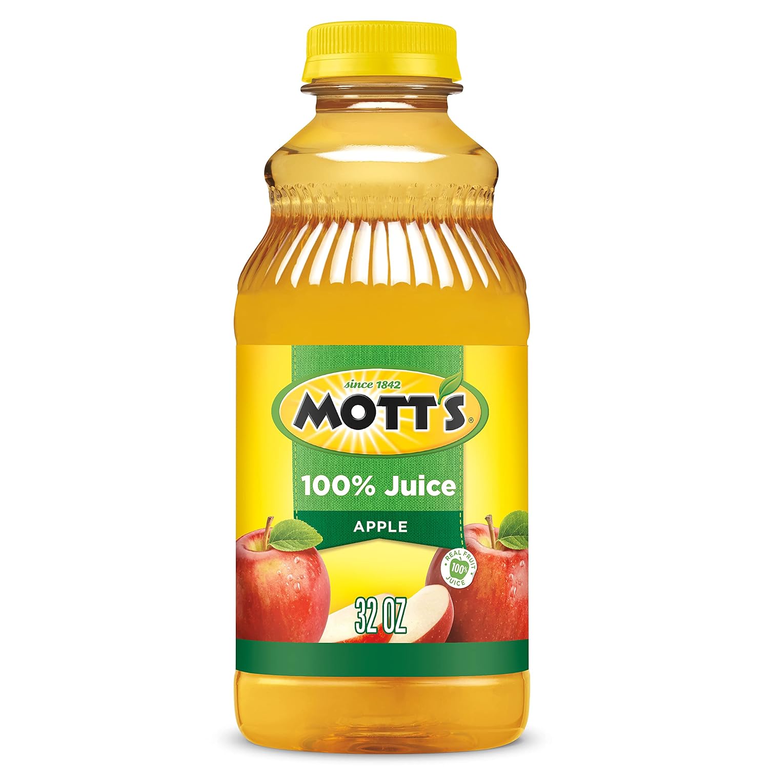 Mott's 100% Original Apple Juice, 64 Fl Oz Bottle (Pack Of 8), 2 Servings Of Fruit Per Cup, 100% Fruit Juice, Gluten-free, Caffeine-free, Kosher, And Contains No Artificial Colors Or Sweeteners