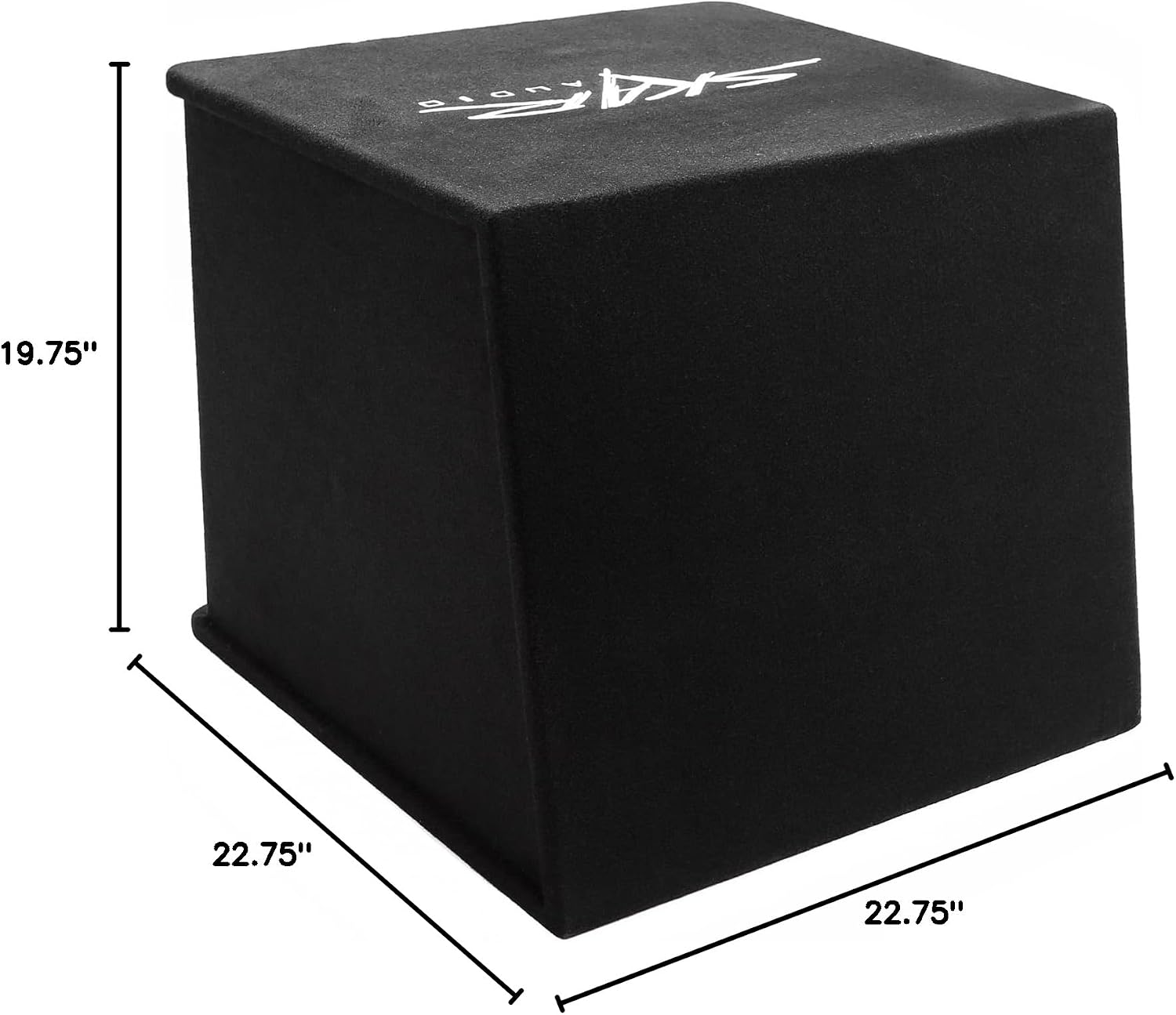 Skar Audio Single 8" Complete 700 Watt SDR Series Subwoofer Bass Package - Includes Loaded Enclosure with Amplifier
