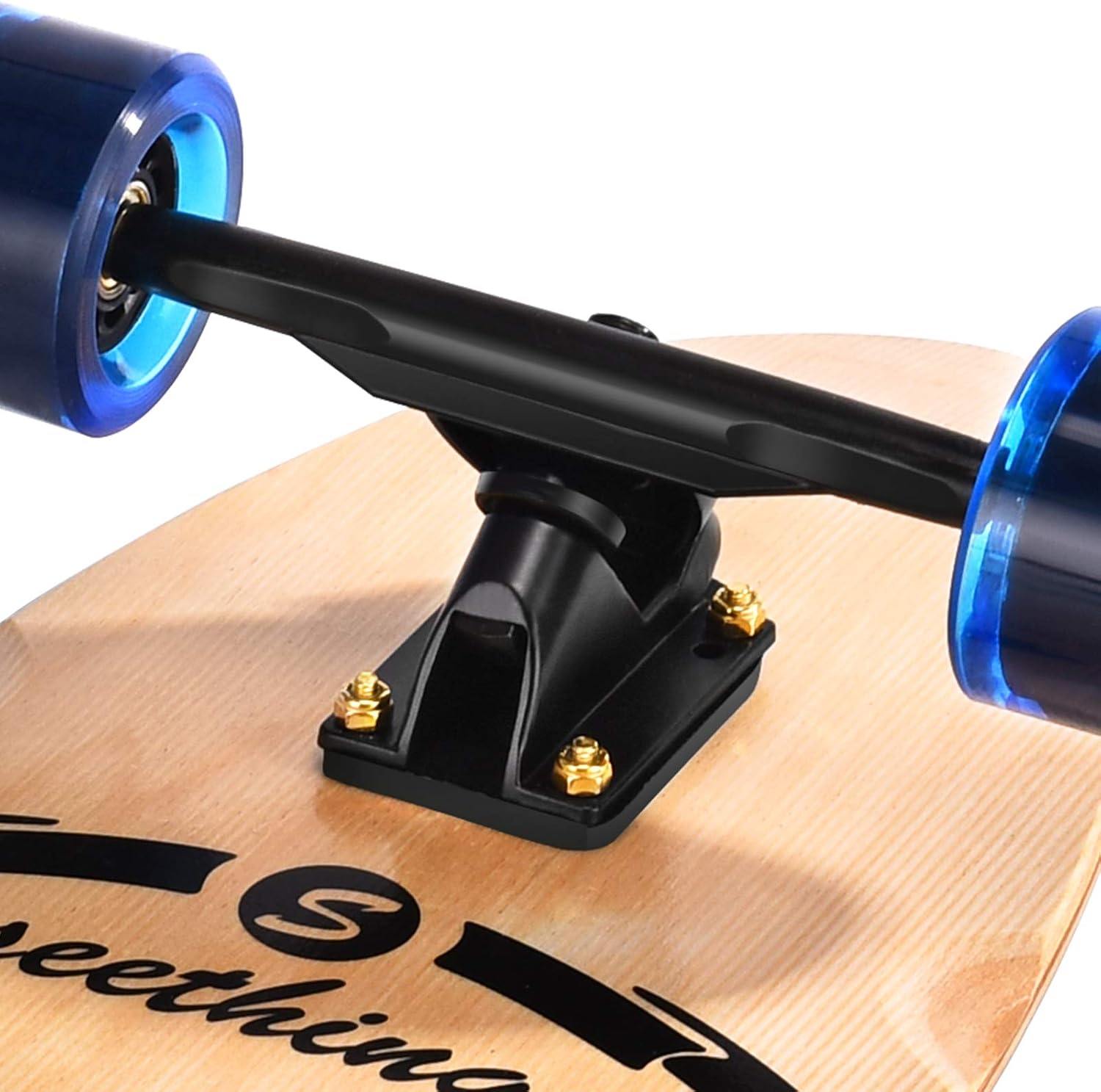 seething 42 Inch Longboard Skateboard Complete Cruiser Pintail, The Original Artisan Maple Skateboard Cruiser Pintail for Cruising, Carving