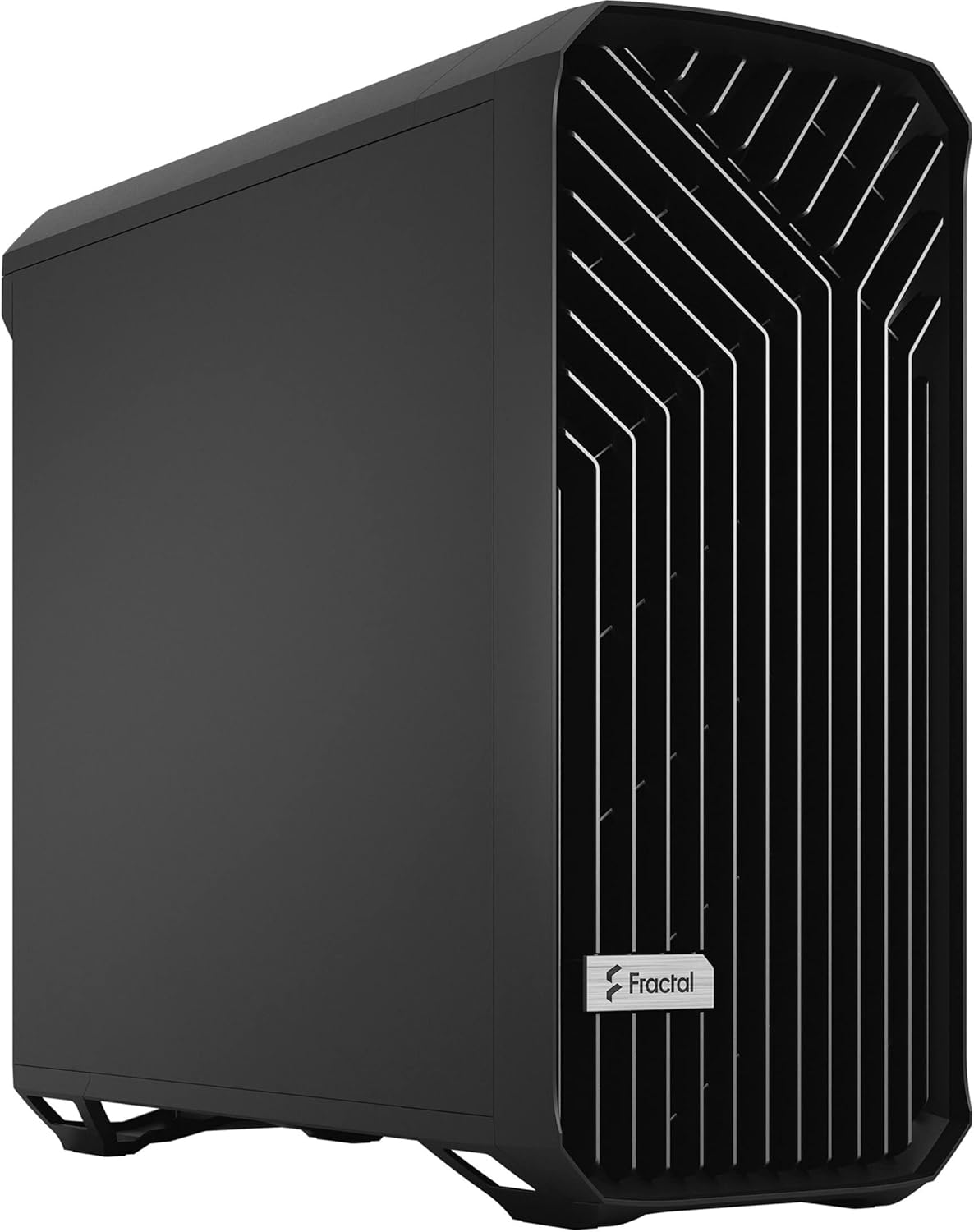 Fractal Design Torrent Black - Light Tint Tempered Glass Side Panel - Open Grille for Maximum air Intake - Two 180mm PWM and Three 140mm Fans