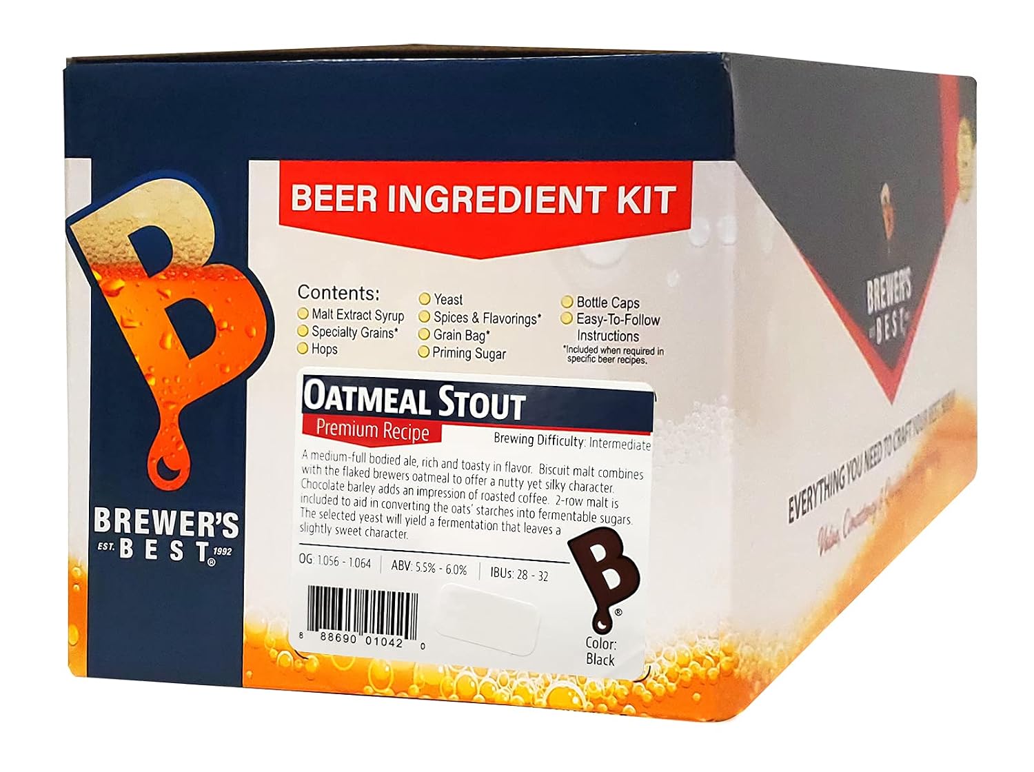 Oatmeal Stout Beer Ingredient Kit