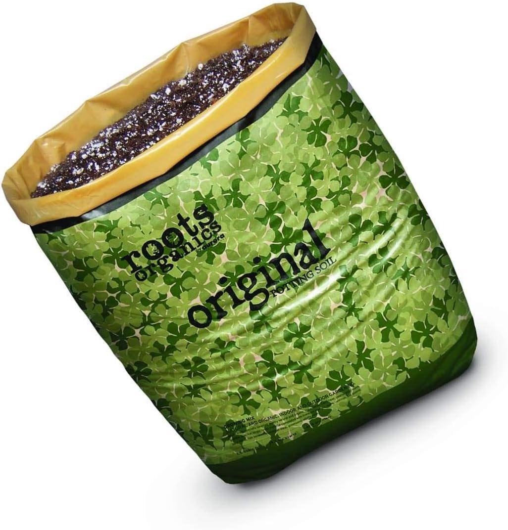 Roots Organics Rod Hydroponic Gardening Ready-to-Grow Coco Fiber-Based Potting Soil, 1.5 cu ft/10 gal for Plants