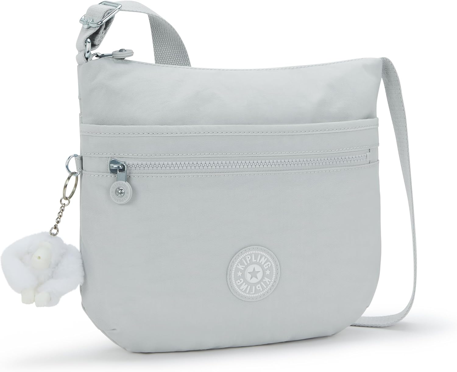 Kipling Womens Arto Crossbody Bag, Black Noir, 11.25 L X 10.25 H X 1.5 D US