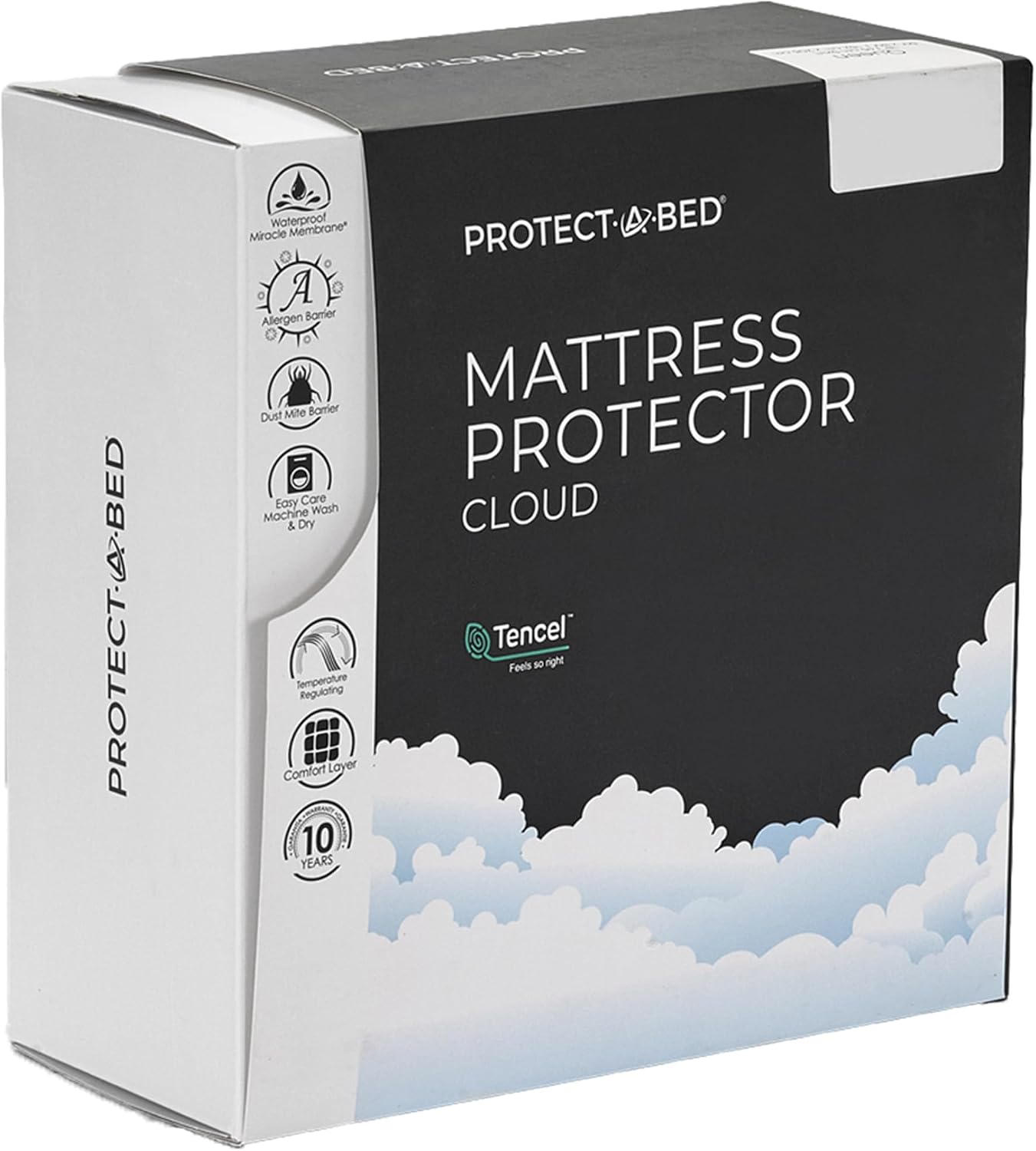 Protect-A-Bed Cloud Extra-Soft Tencel Waterproof Mattress Protector, Queen