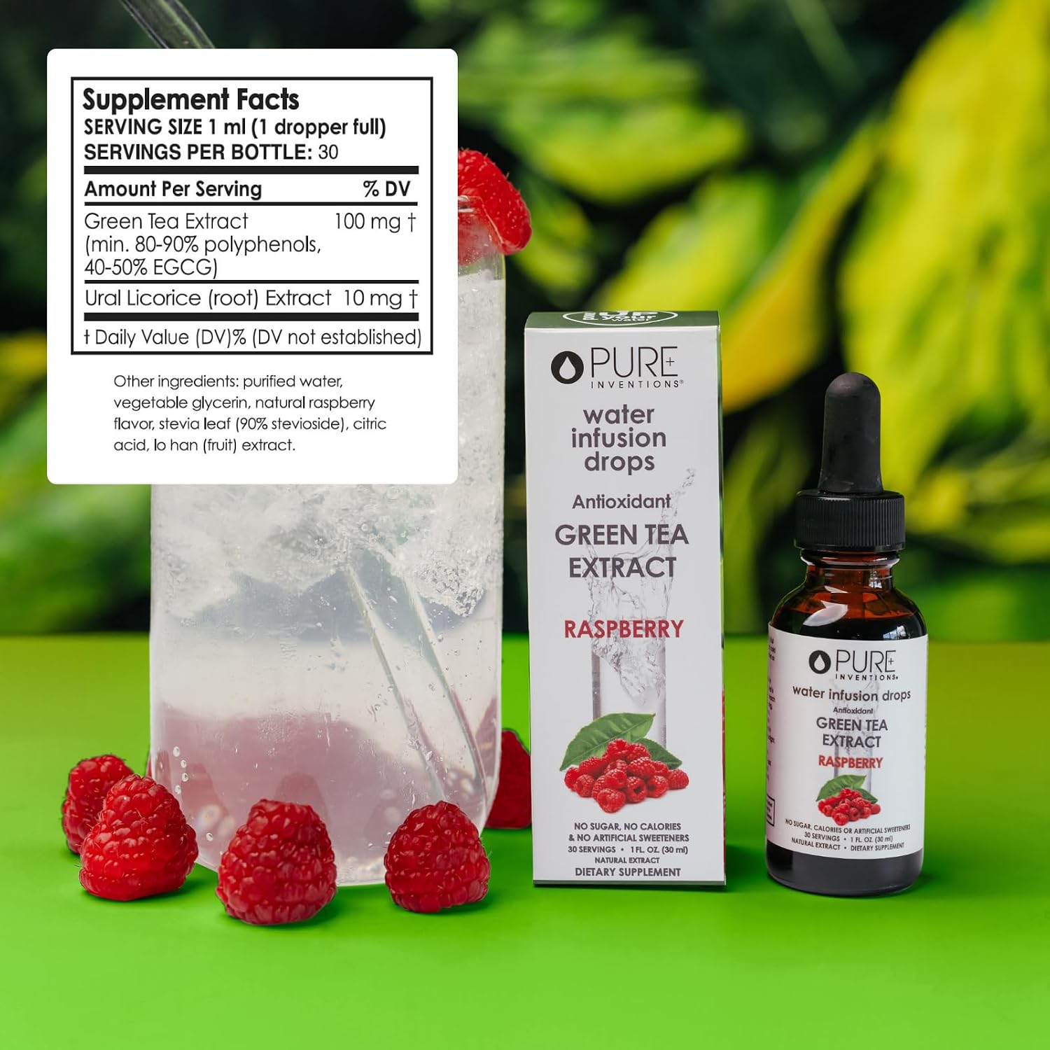 Pure Inventions Water Enhancer Drops - Refreshing and Delicious - Antioxidants, Electrolytes - No Sugar, Calories, or Artificial Sweeteners - Cranberry and Elderberry (60 Servings)