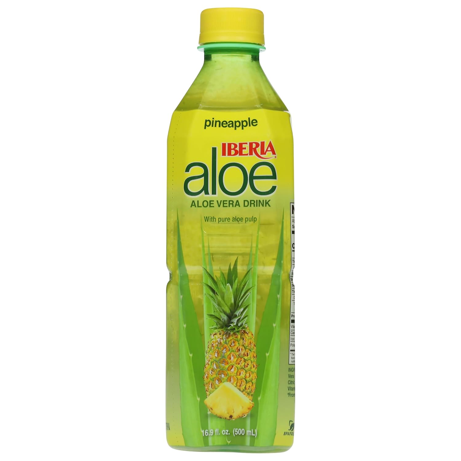Iberia Aloe Vera Juice Drink, Pineapple, 16.9 Fl Oz (Pack of 24)
