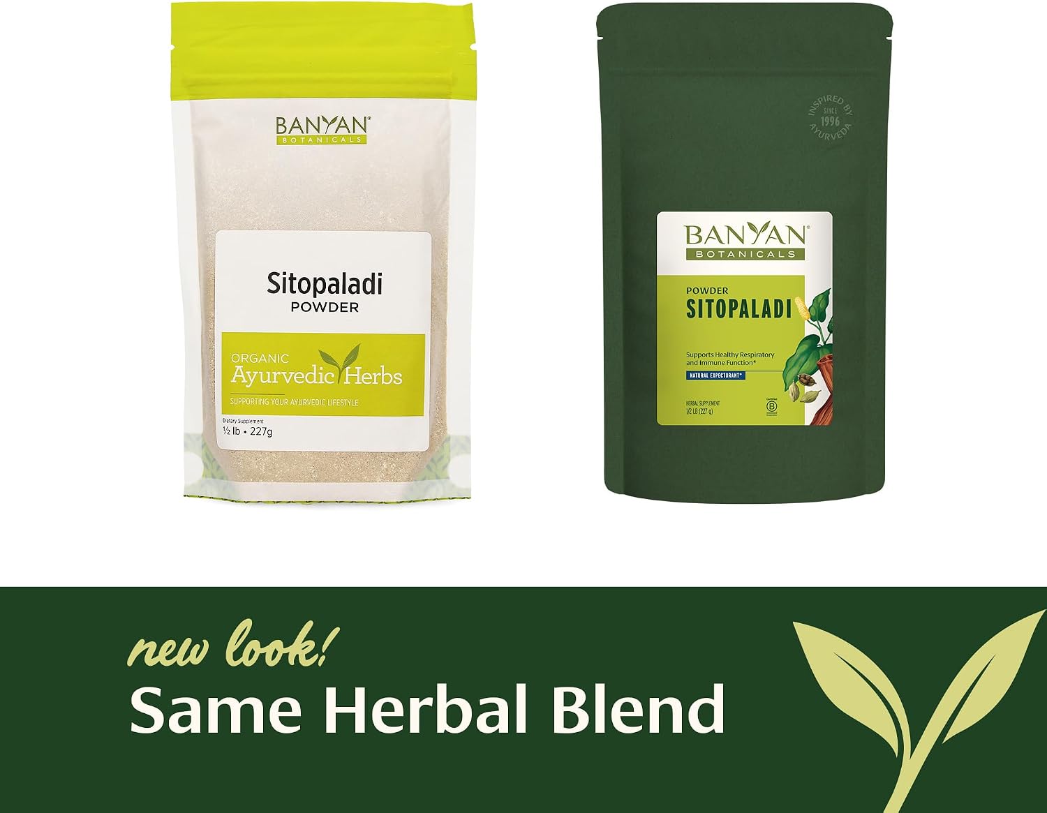 Banyan Botanicals Sitopaladi Powder – Organic Immune Support Supplement – Ayurvedic Formula for Healthy Lungs and Respiration* – 1/2lb. –