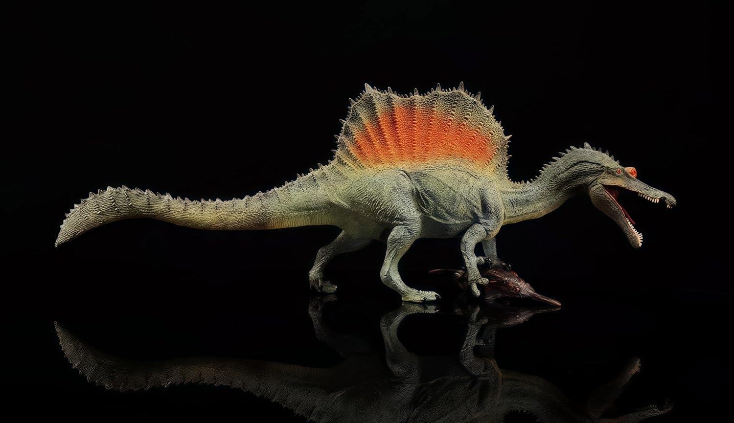 Gemini&Genius Dinosaur Toys Spinosaurus Figurine, Dinosaur Action Figure with Moveable Jaw, Boys Birthday Gift, Collection and Room Decoration