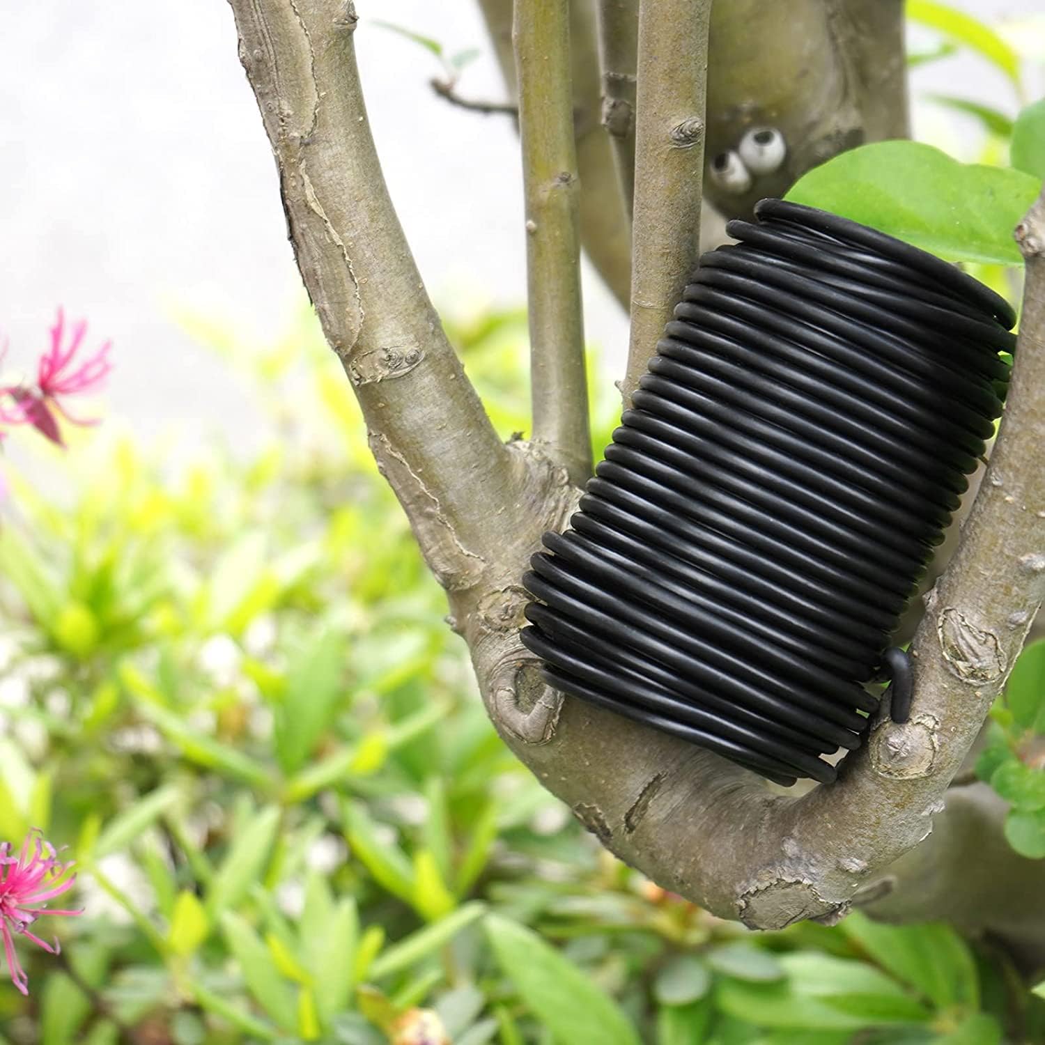 Decoroca Soft Plant Ties for Support - 65.6' Reusable Waterproof Plant Wire, 3.5mm Garden Twist