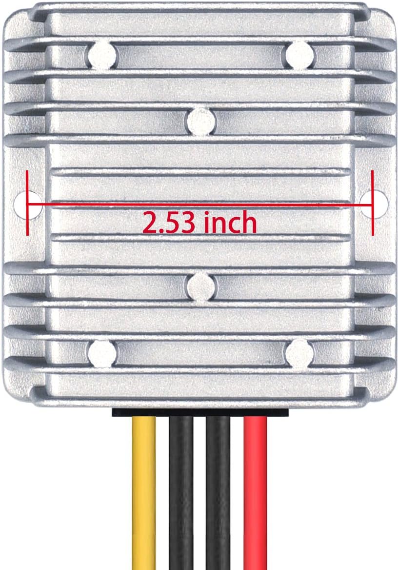 DC 24V to 12V 40A 480W Buck Transformer Waterproof Step-Down Voltage Converter Regulator