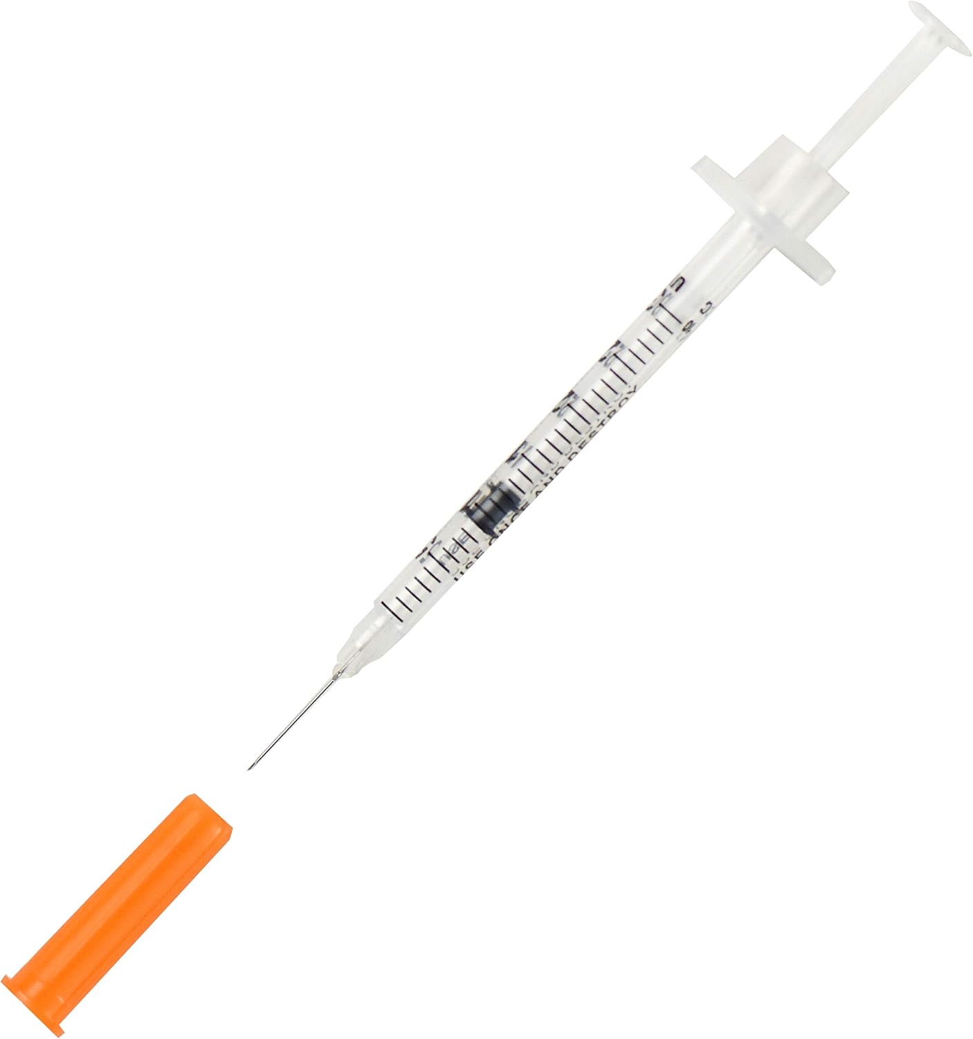 Brandzig U-100 Pet Insulin Syringes 29G 3/10cc, 1/2" 100-Pack