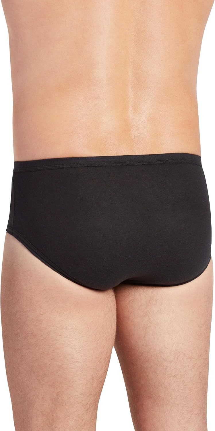 Jockey Elance Poco Brief- 6 Pack - 100% Cotton Underwear for Men