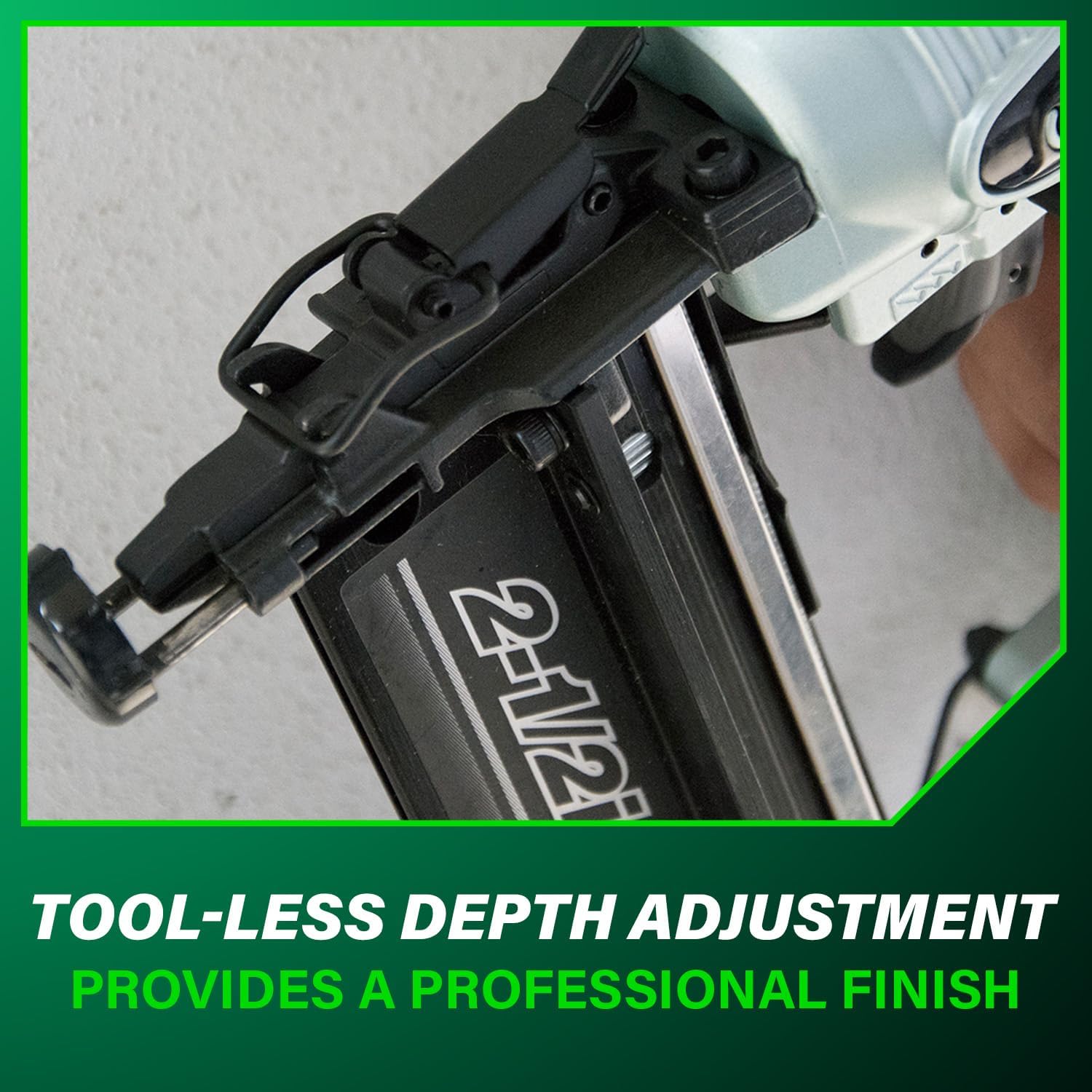 Metabo HPT 16 Gauge Finish Nailer, Lightweight 1-2.5in, NT65M2S