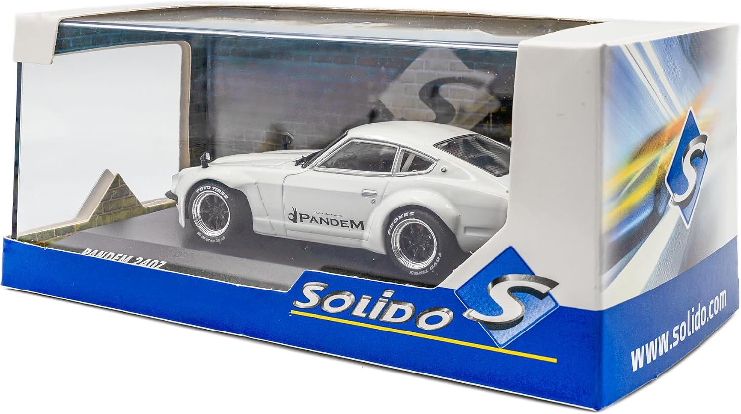Solido 1:43 Scale Pandem 24OZ White 1973 Diecast Model Car S4316301