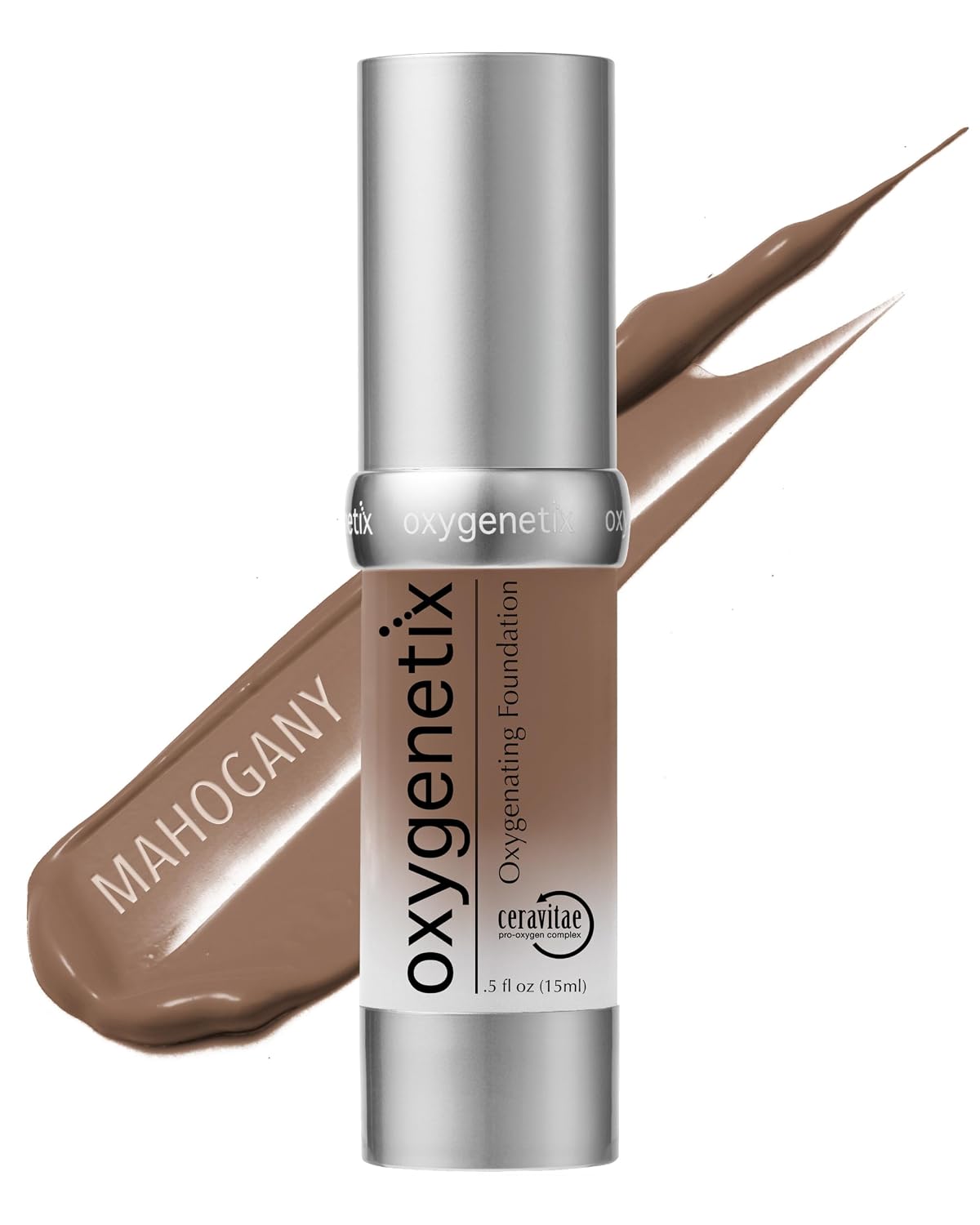 Oxygenetix Oxygenating Foundation – Pearl | Breathable Makeup, Buildable Coverage with Weightless Feel, Longwear Foundation, Safe for Sensitive or Laser-Treated Skin