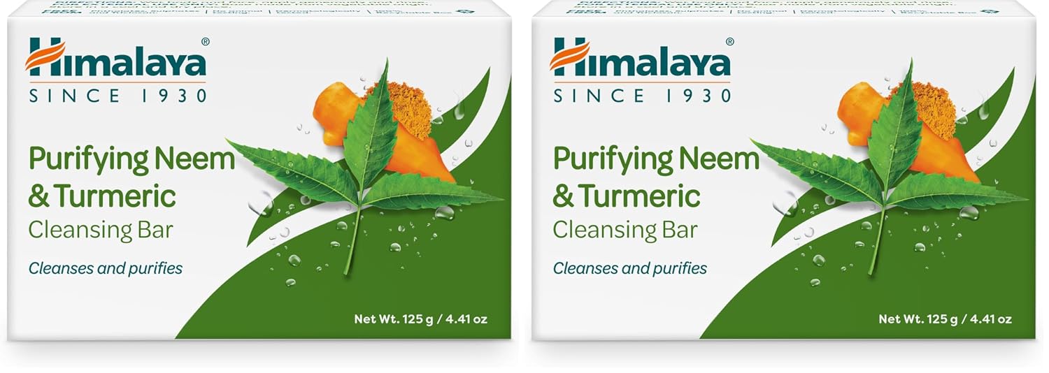 Himalaya Cleansing Bar Soap Variety Pack, Bath Soap Bars, 4.41 oz,12 Pack