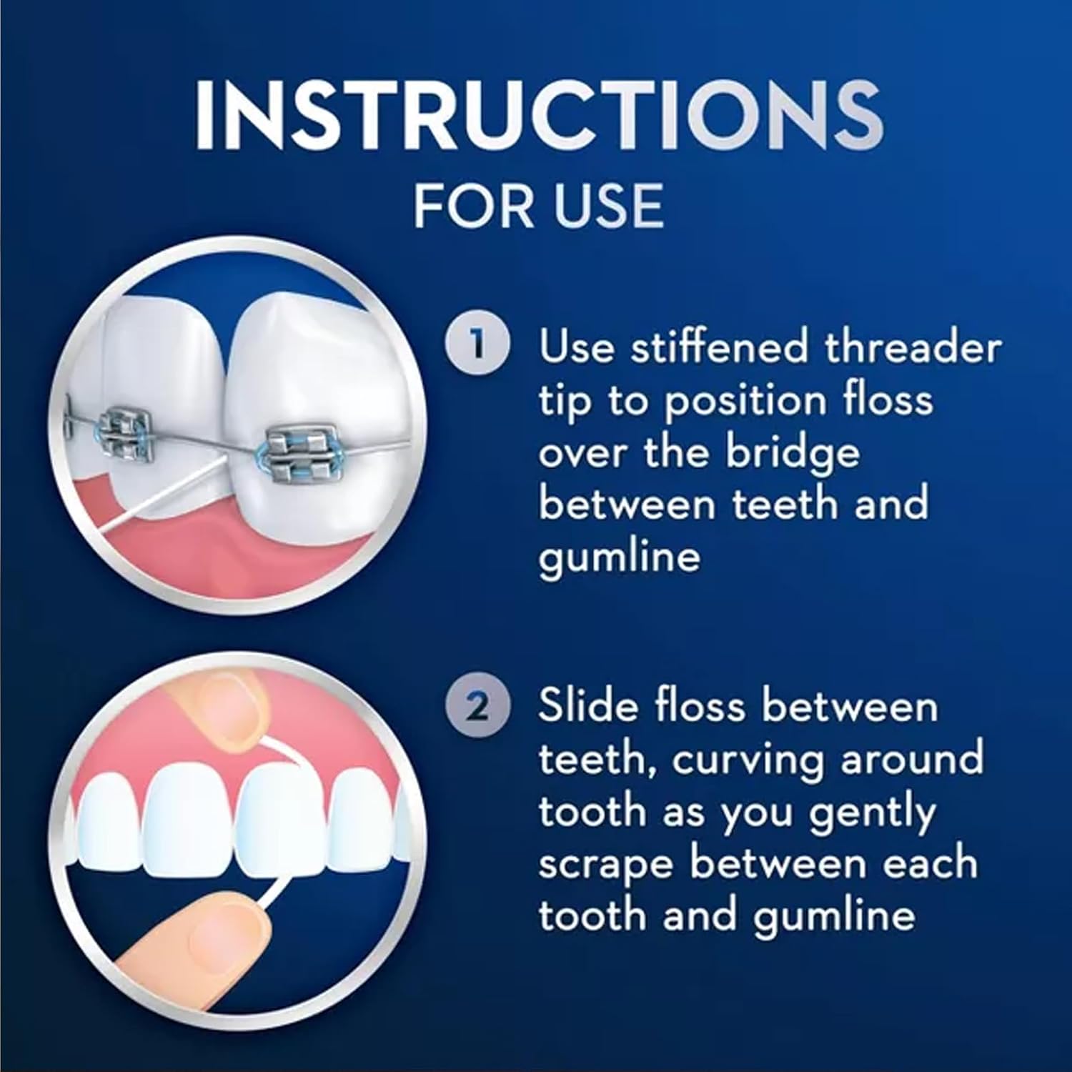 Oral-B Glide Threader Floss, 30-Count (Pack of 6)