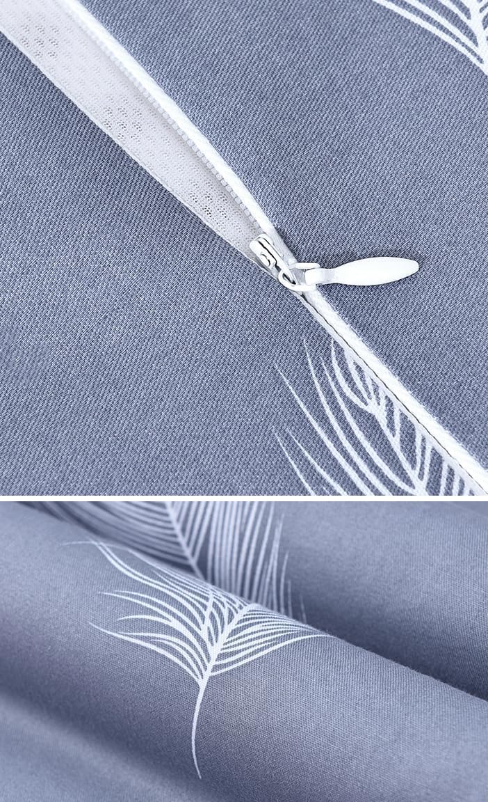 Pillow Case for Cervical Neck Pillow - Standard Size Cotton Pillowcase with Zipper