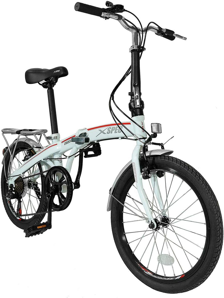 20" 7 Speed Folding Compact City Commuter Bike (NOT an Electric Bike)