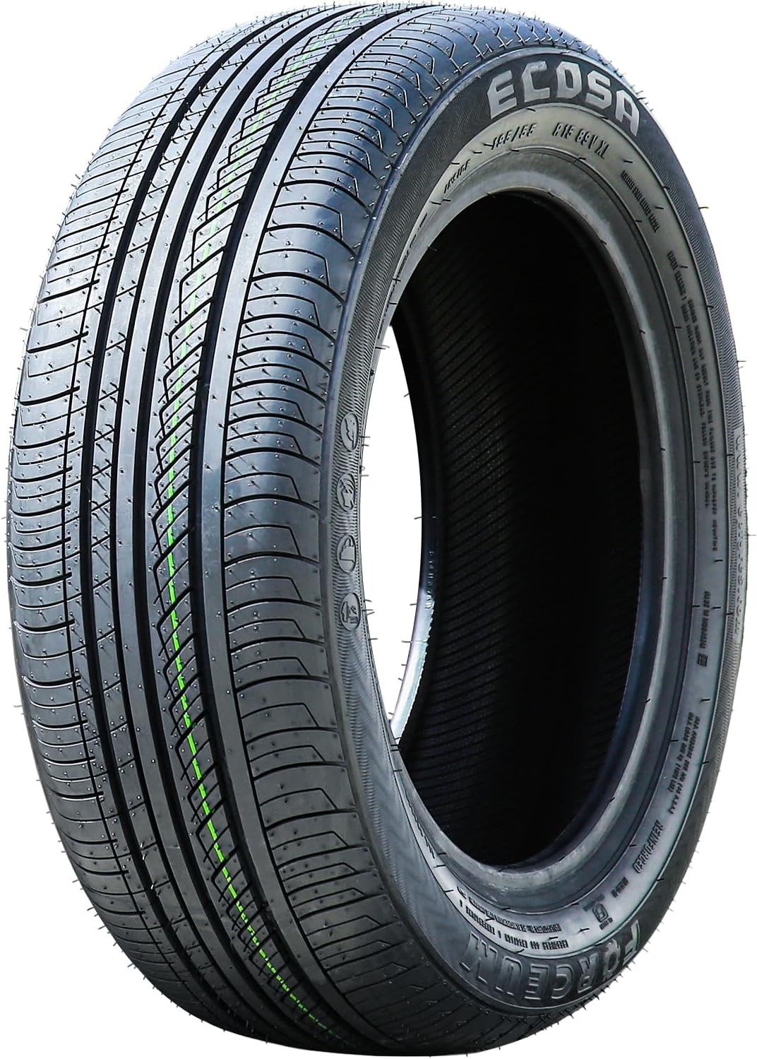 Forceum Ecosa All-Season Passenger Car Touring Radial Tire-175/70R14 175/70/14 175/70-14 84T Load Range SL 4-Ply BSW Black Side Wall UTQG 400AA