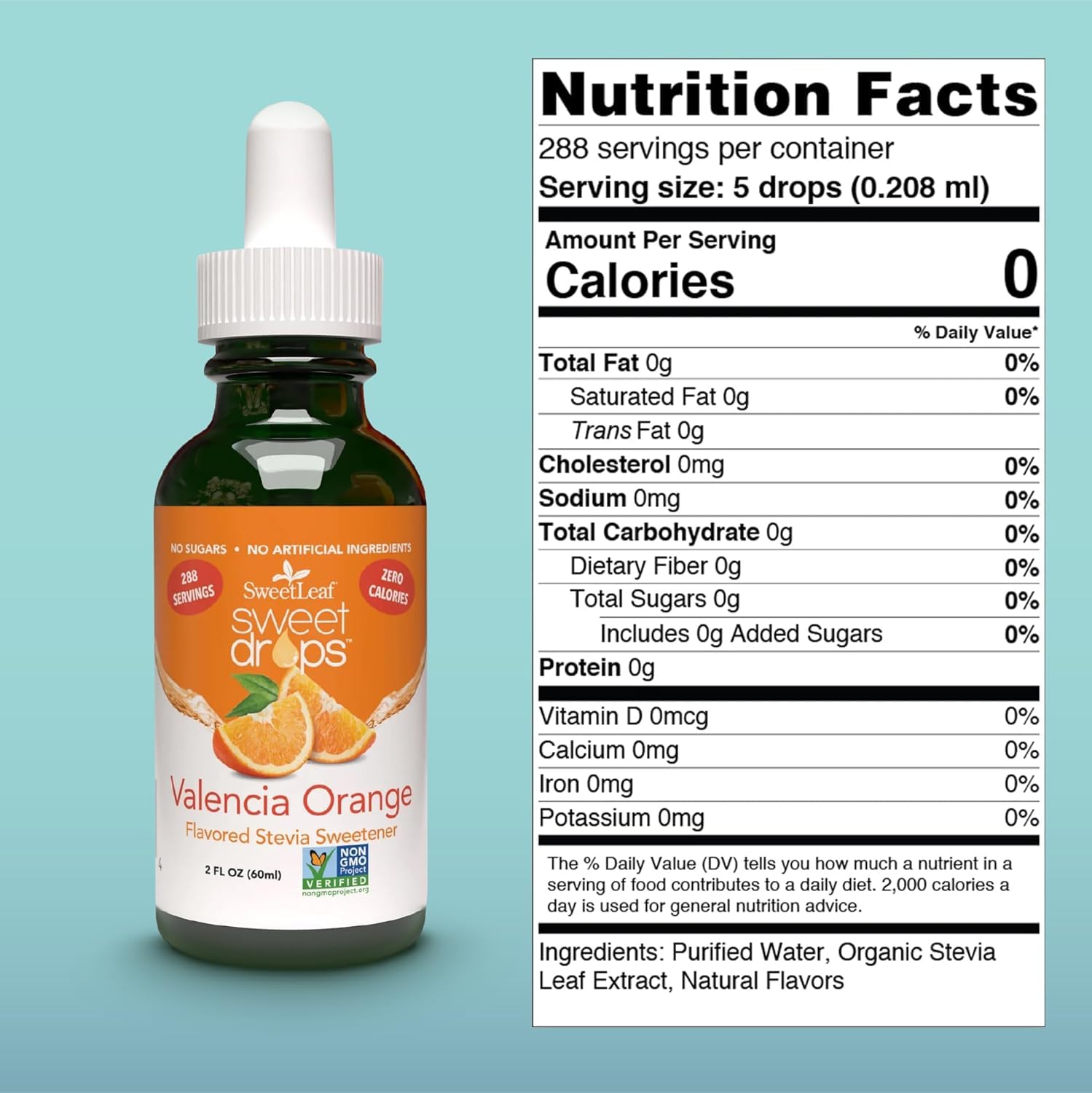 SweetLeaf Stevia Drops Liquid Sweetener, Lemon Drop - 2 Fl Oz, Pack of 1 | Sweet Drops, Organic Stevia Leaf Extract, Zero Calorie, No Erythritol, Sugar Substitute, With Dropper