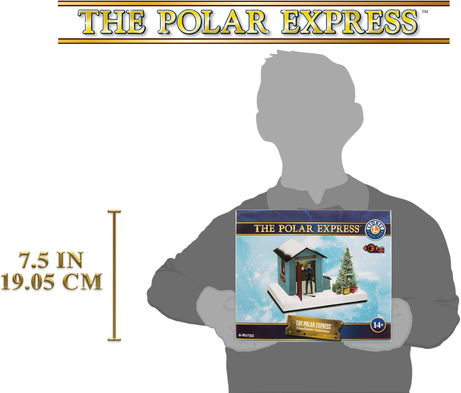 Lionel The Polar Express, Electric O Gauge Model Train Accessories, Conductor Gateman