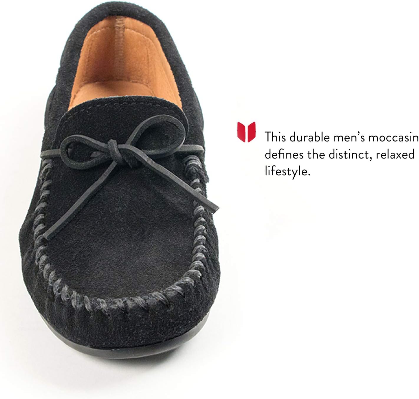 Minnetonka Men's Nub Sole Moccasin