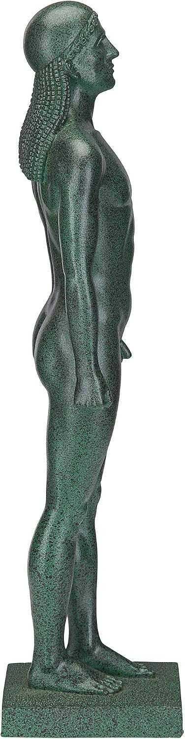Design Toscano KY71304 Hebe Greek Woman Patron of Youth Indoor/Outdoor Garden Statue, Large Size, 10 inches Wide, 32 inches Tall, Handcast Polyresin, Antique Stone Finish