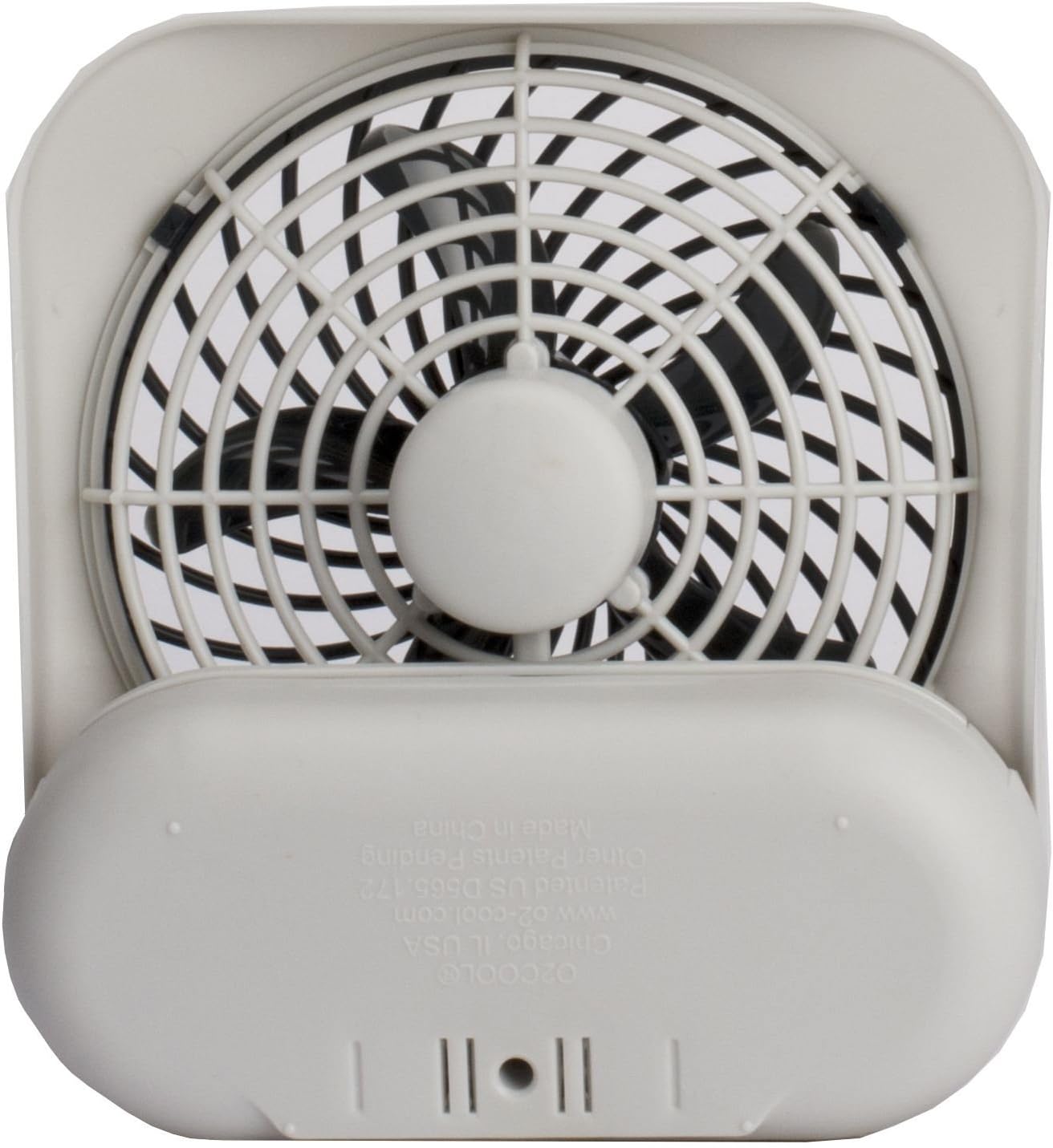 O2COOL Treva 5 in Portable Battery Powered Desk Fan 2-Speed Black | Yes
