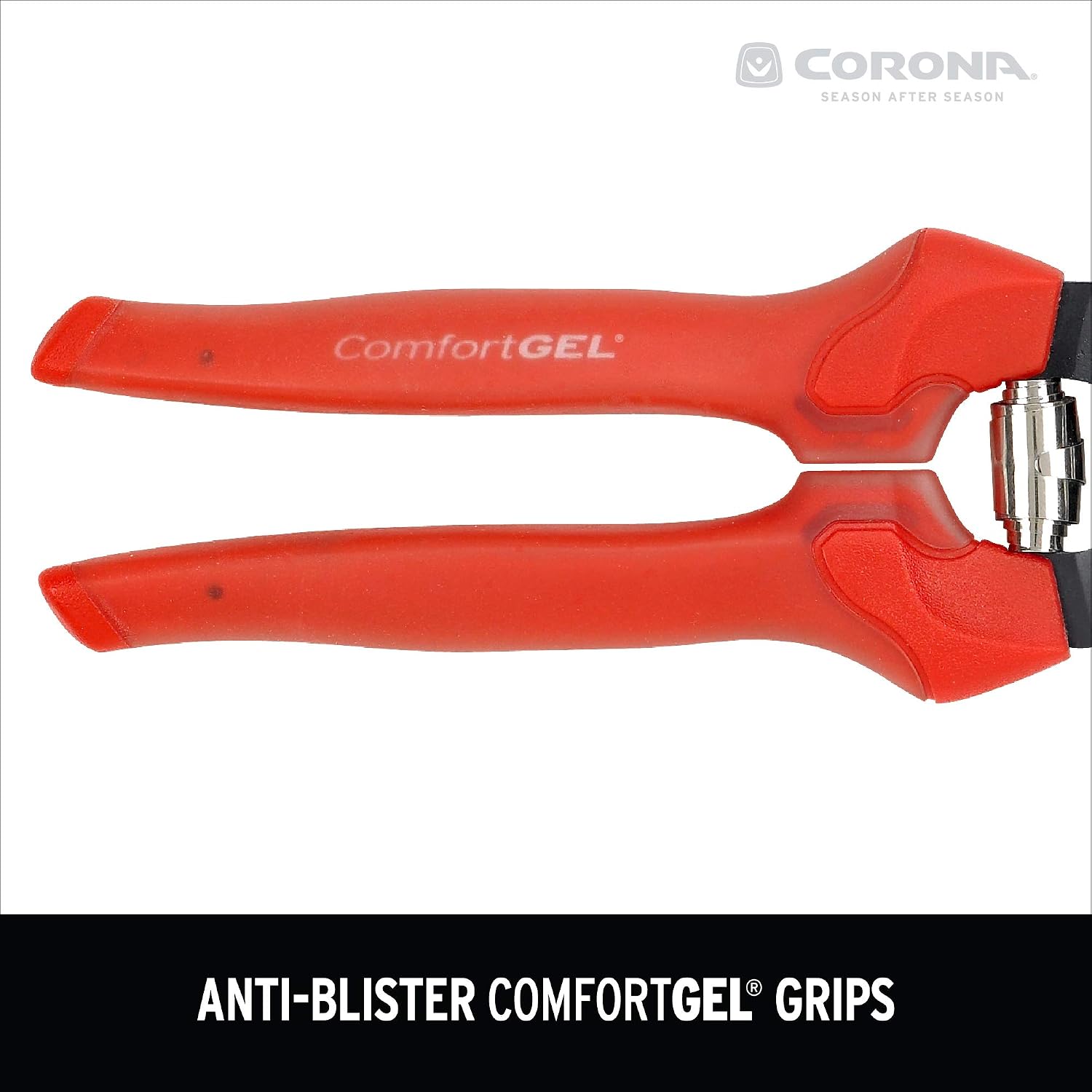 Corona BP 3214D ComfortGEL Bypass Hand Pruner, 3/4-inch cut , Red