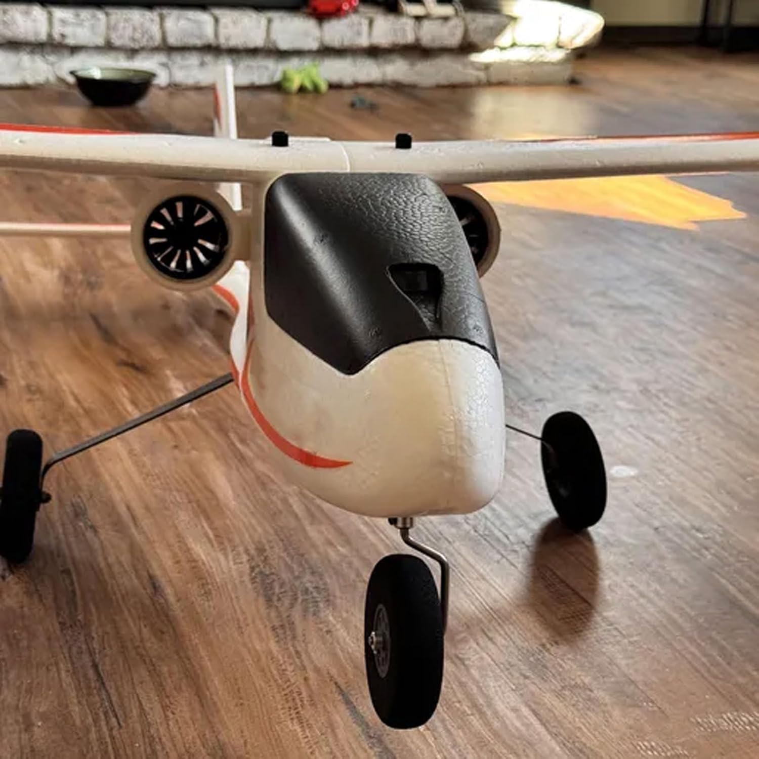 Twin 40mm EDF Nacelles Motor Mounts for Aeroscout — Twin Motor Mount Kit for RC EDF Airframe, Stable Low-Profile Installation