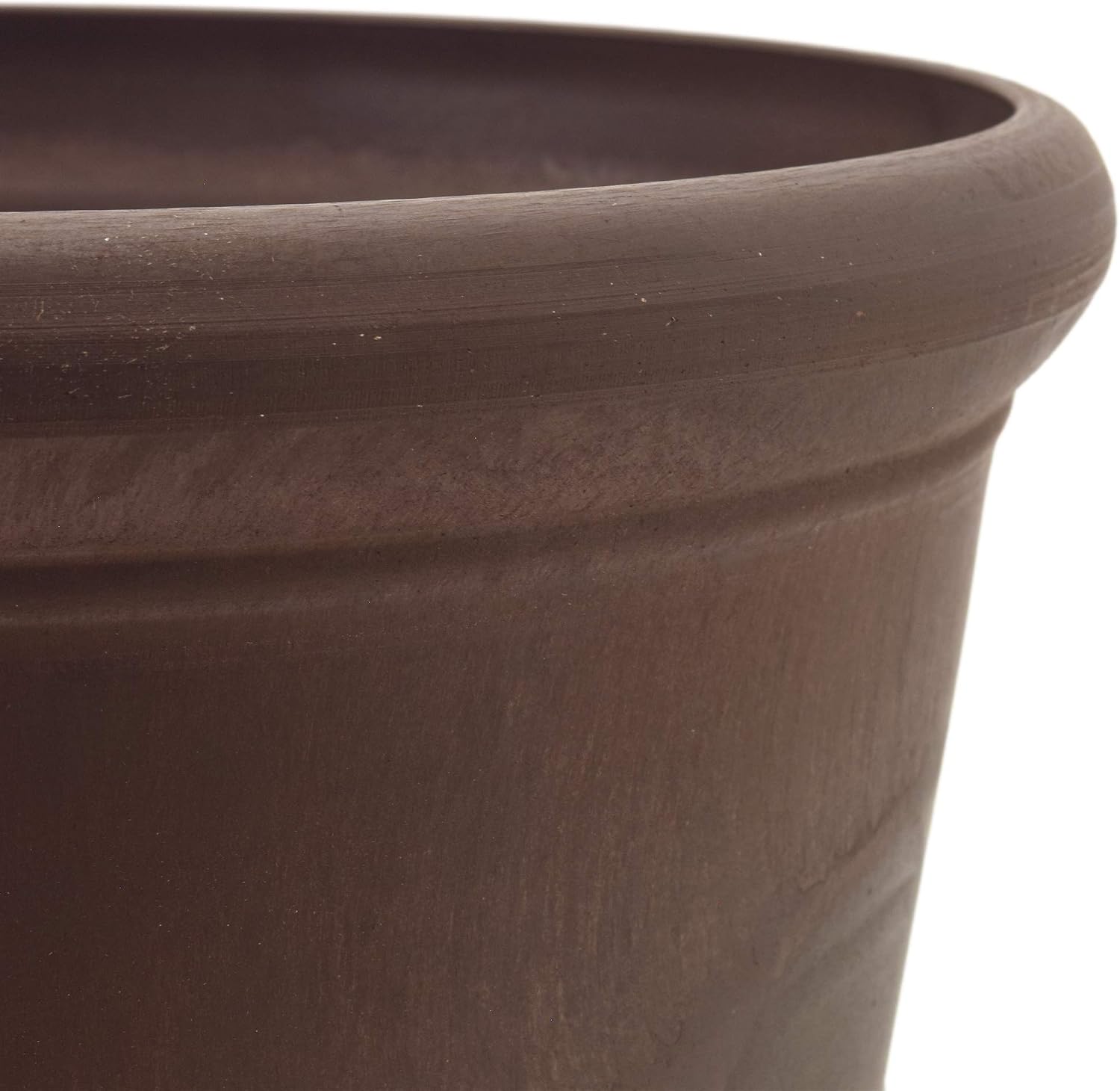 PSW Pot Collection NUR28C 10” Planter Pot for Indoor and Outdoor Plants and Gardens, 10-inch, Chocolate
