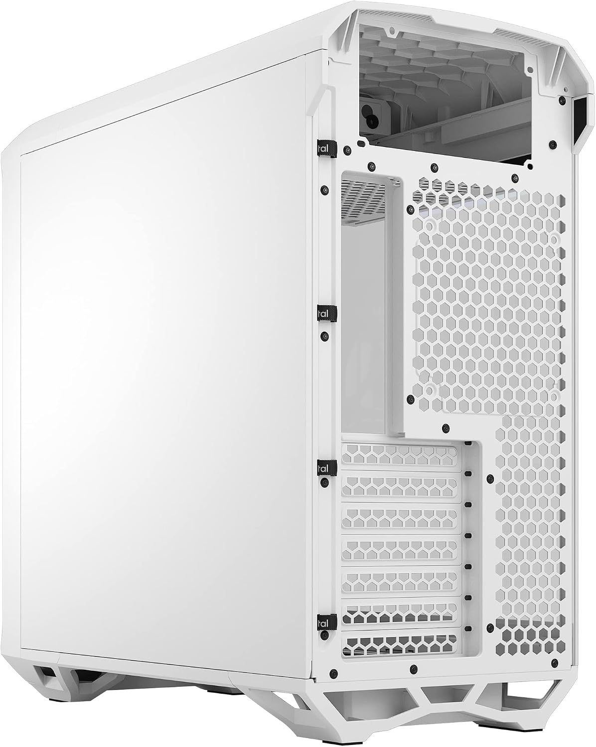Fractal Design Torrent Compact RGB Black - Light Tint Tempered Glass Side Panels - Open Grille for Maximum air Intake - Two 180mm RGB PWM Fans