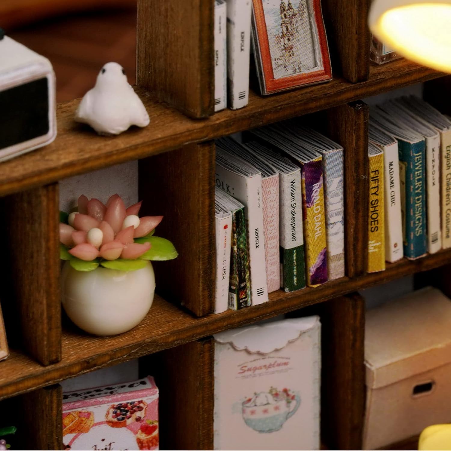 CUTEROOM DIY Doll Room Miniature Furniture Wooden House Kit-Study Room
