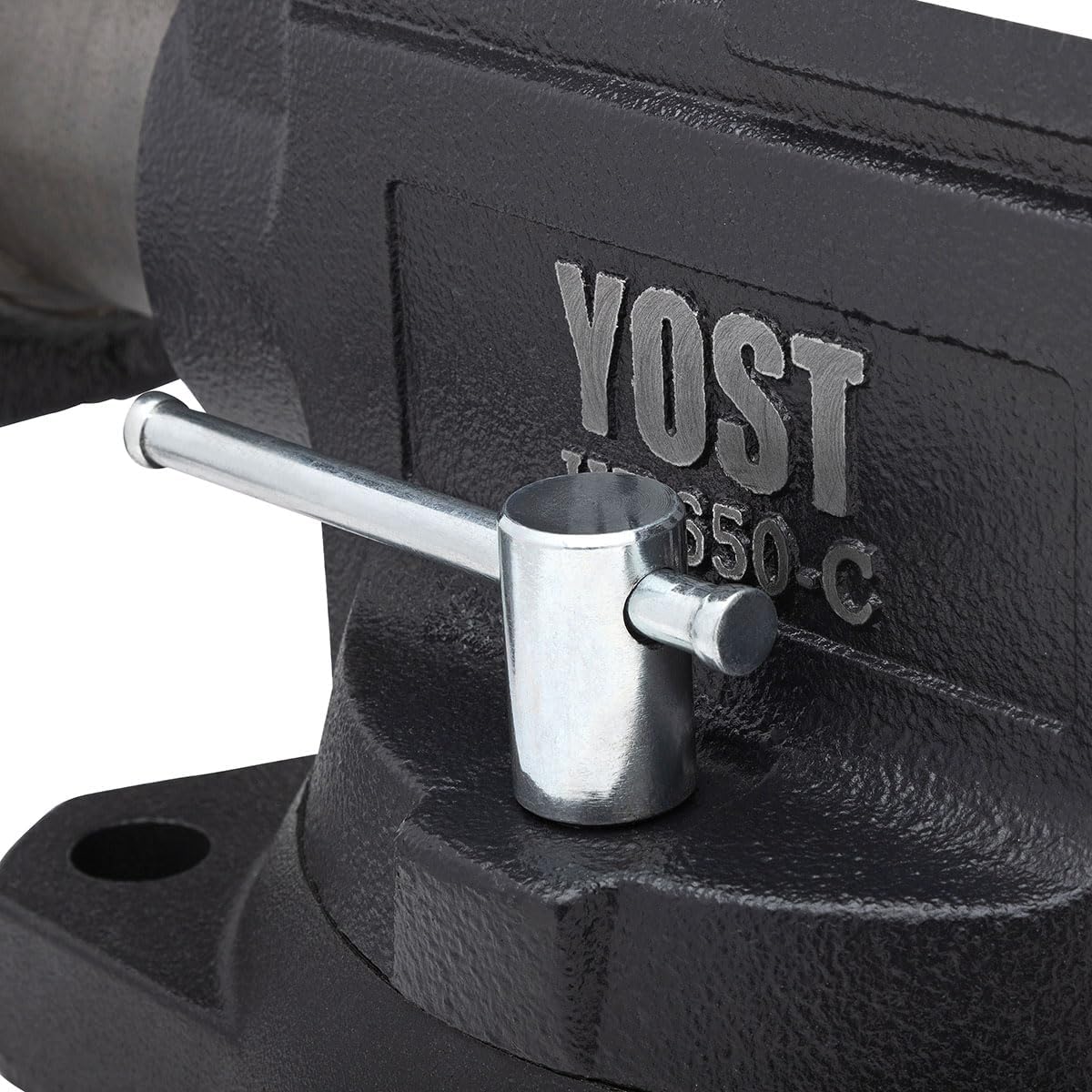 Yost Vises LV-4 Homeowner's Vise | 4.5 Inch Jaw Width with a 3 Inch Jaw Opening Home Vise | Secure Grip with Swivel Base | Blue