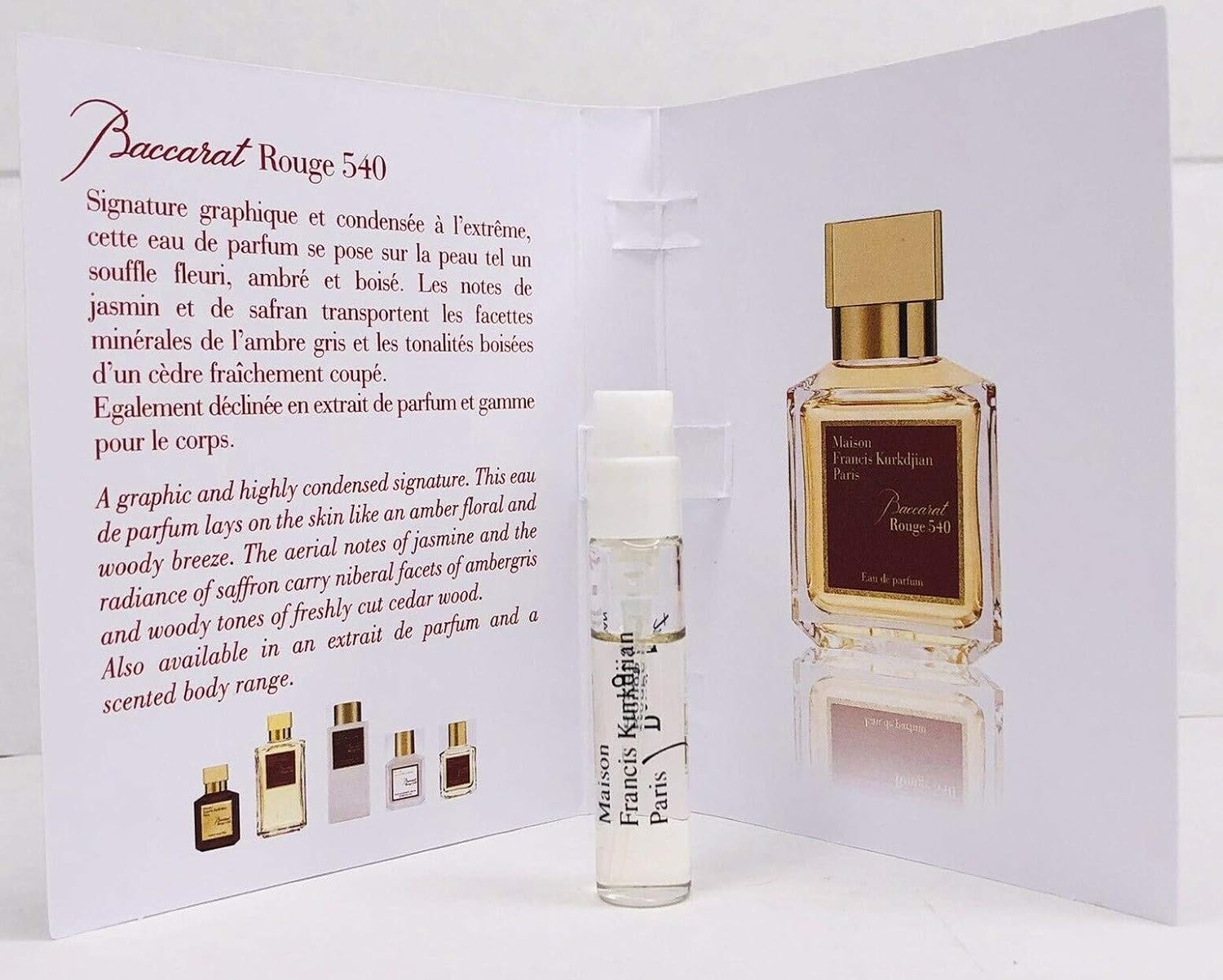Maison Francis Kurkdjian Baccarat Rouge 540 Travel Set Eau de Parfum Plus Gold Globe Trotter Case, 6 Count