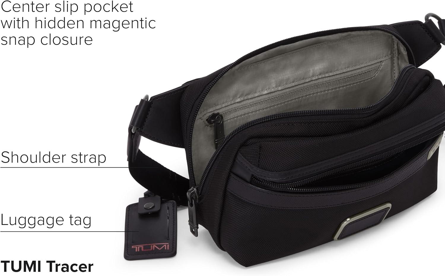 TUMI - Alpha East West Sling - Premium Travel Bag with Quick Access Pockets - Easy to Carry for Everyday Use