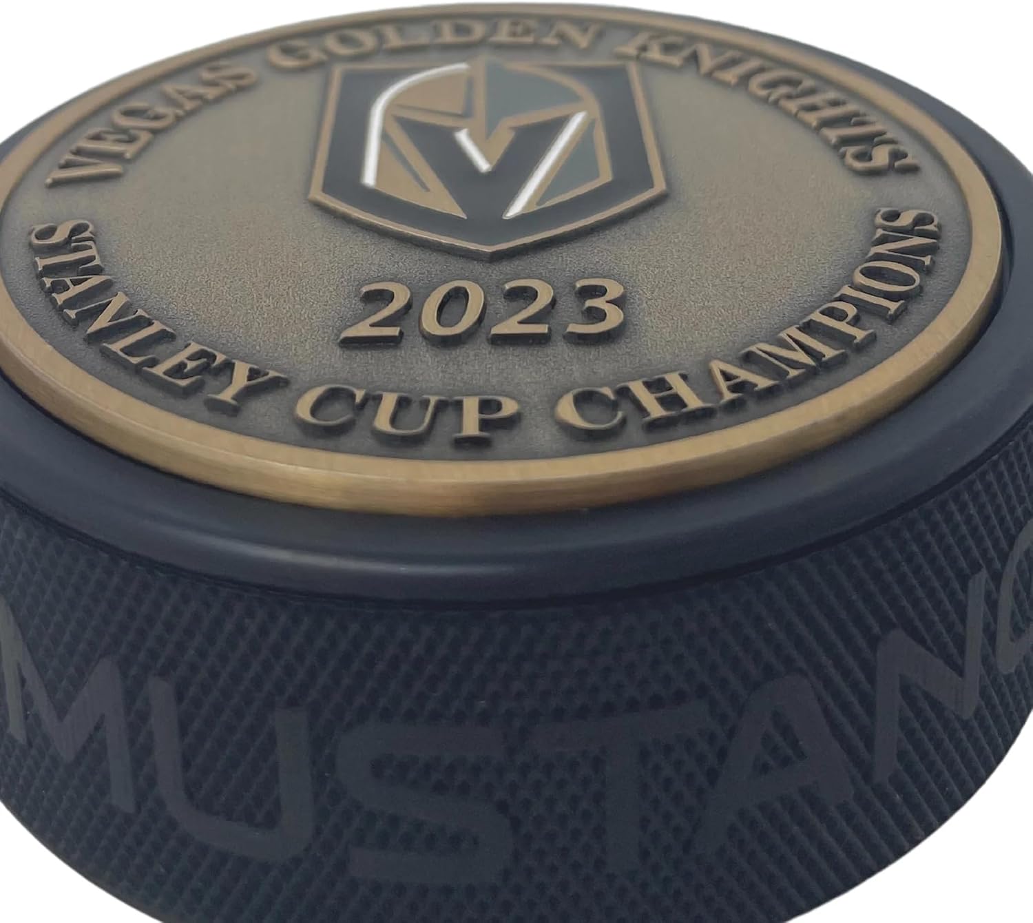 Sports Decor Stanley Cup Years Gold Medallion Puck