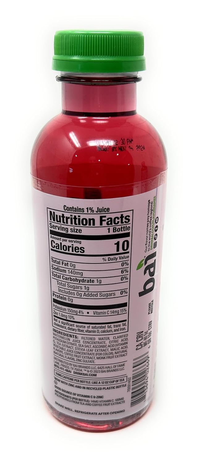 Bai Kula Watermelon, 18 oz, 6 Units