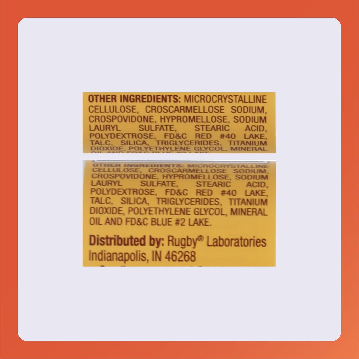 Rugby Ferrous Sulfate 325mg Tablets - Iron Supplement for Women and Men - 100 Count (1 Pack)