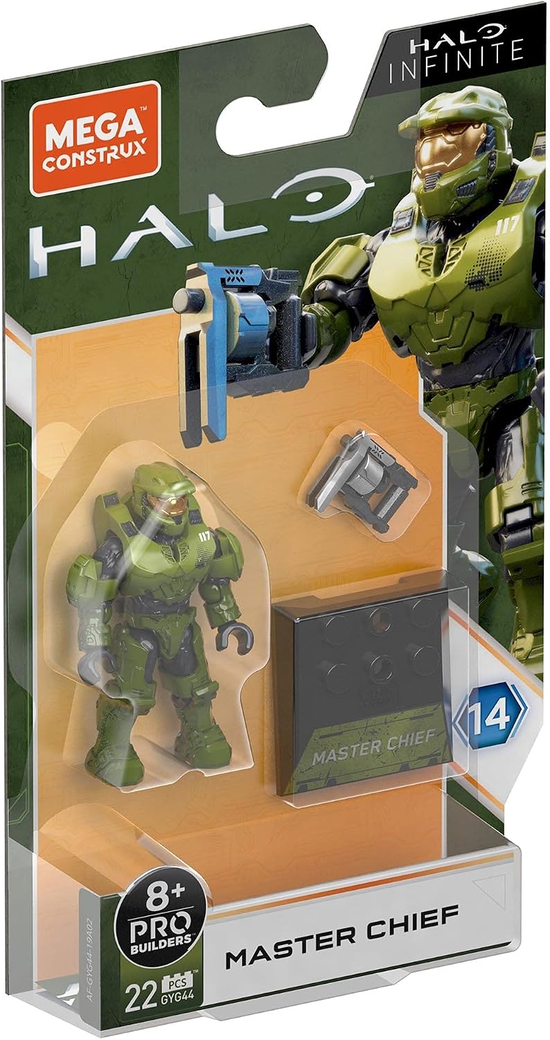 Mega Construx Halo Infinite Heroes Series 14 Master Chief Mini Figure